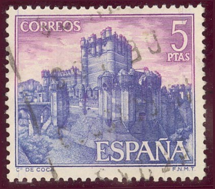 1967 Castillos de España. Coca, Segovia - Edifil:1814