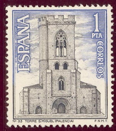 1967 Serie Turistica. San Miguel, Palencia - Edifil:1803