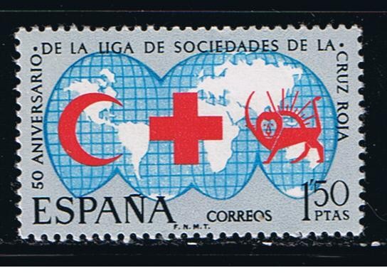 Edifil  1925  L Aniver. de la Liga de Sociedades de la Cruz Roja.  