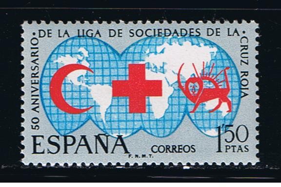 Edifil  1925  L Aniver. de la Liga de Sociedades de la Cruz Roja.  