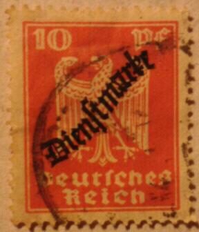 deutfches reich aguila 1924