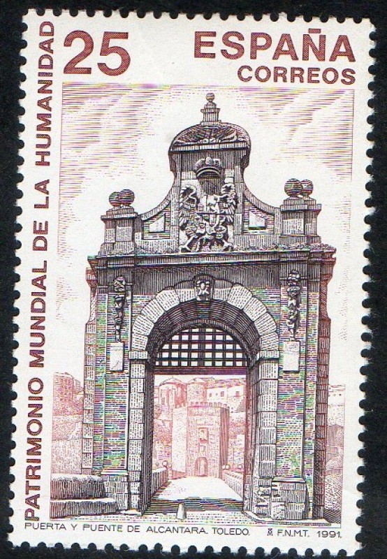 3149- Bienes Culturales y Naturales Patrimonio Mundial de la Humanidad. Puerta y Puente de Alcántara