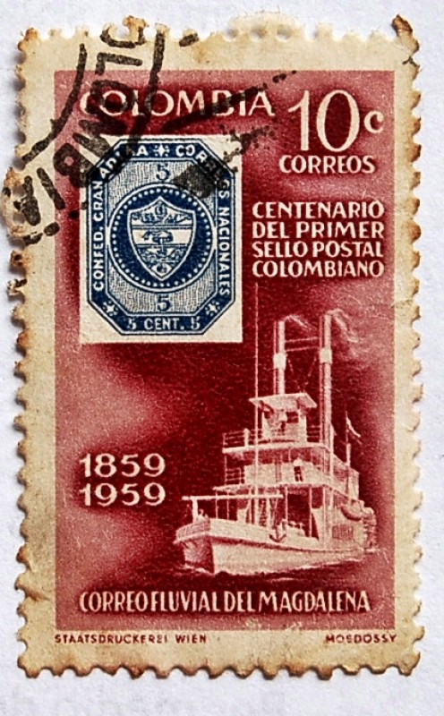 Centenario del Primer sello postal Colombiano