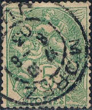 ALEGORÍA DE LA REPÚBLICA TIPO BLANC 1900-24. Y&T Nº 111