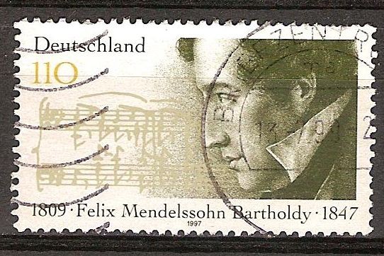 150a Aniv muerte de Félix Mendelssohn-Bartholdy (compositor).