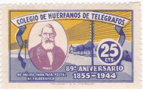 Colegio de Huerfanos de Telégrafos, 89 Aniversario de la Fundación del cuerpo-NO VALIDO PARA TASA PO