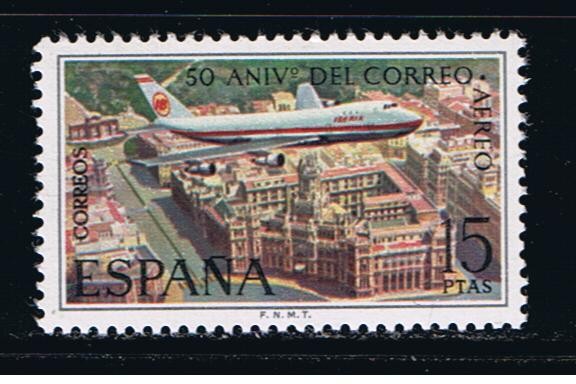 Edifil  2060  L Aniversario del correo aéreo.  