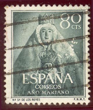 1954 Año Mariano. Ntra. Sra. de Los Reyes. Sevilla - Edifil:1138