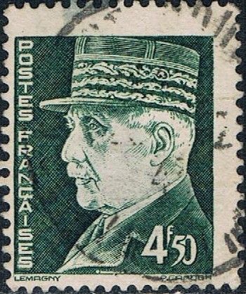 MARISCAL PETAIN 1941-42. Y&T Nº 523