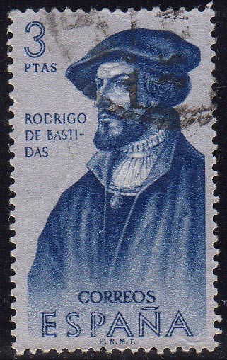 1961 Forjadores de America. Rodrigo de Bastidas - Edifil:1380