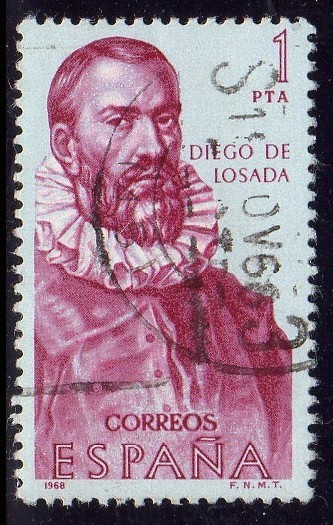 1968 Forjadores de América. Diego de Losada - Edifil:1890