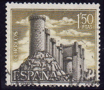 1968 Castillos de España. Peñafiel. Valladolid - Edifil:1882