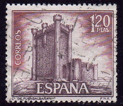 1968 Castillos de España.Fuensaldaña. Valladolid - Edifil:1881