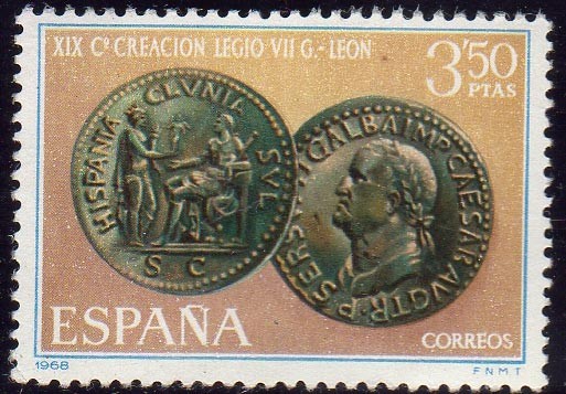 1968 XiX Centenario de la Legio VI, León - Edifil:1873