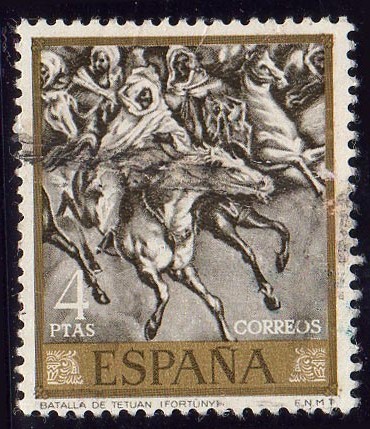 1968 Mariano Fortuny. Batalla de Tetuán - Edifil:1862