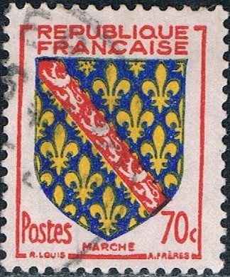 ESCUDOS DE PROVINCIAS 1955. MARCHE. Y&T Nº 1045