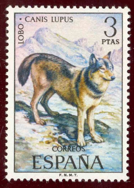 1972 Fauna Hispánica. Lobo - Edifil:2104