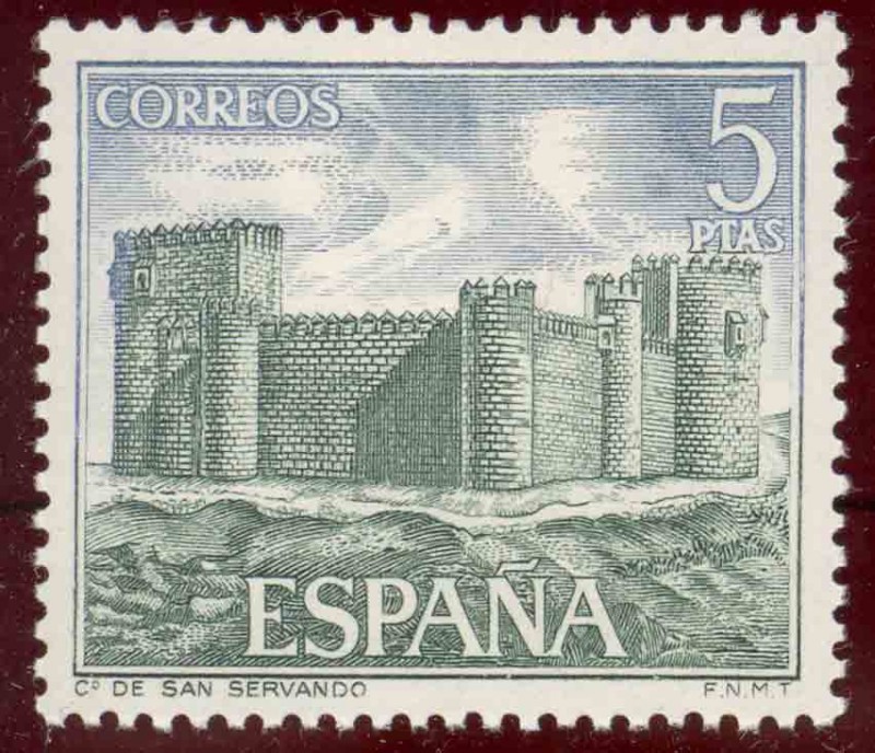 1972 Castillos de España. San Servando. Toledo - Edifil:2096