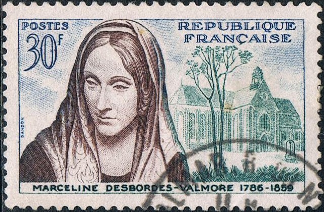 CENT. DE LA MUERTE DE MARCELINE DESBORDES-VALMORE. Y&T Nº 1214