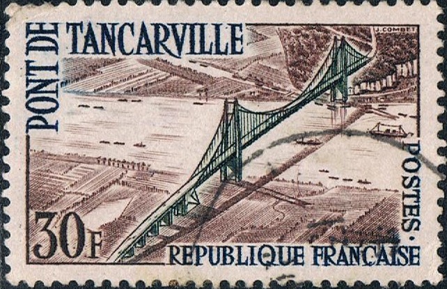 INAUGURACIÓN DEL PUENTE DE TANCARVILLE. Y&T Nº 1215