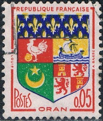 ESCUDOS DE PROVINCIAS 1960-61. ORAN. Y&T Nº 1230A