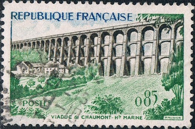 TURISMO 1960. VIADUCTO DE CHAUMONT. Y&T Nº 1240