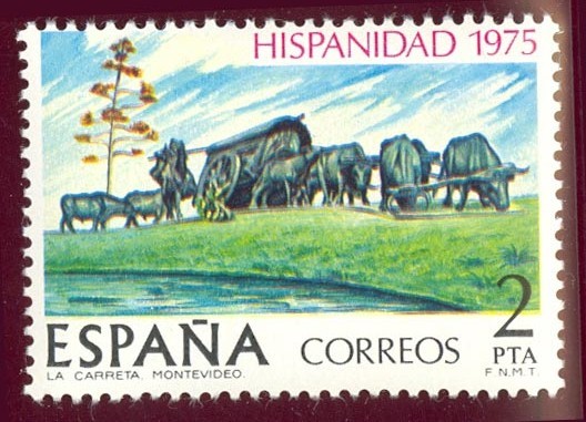 1975 Hispanidad Uruguay. La Carret. Bellone - Edifil:2294