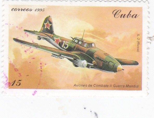 Aviones de Combate II Guerra Mundial- IL-2(Rusia)