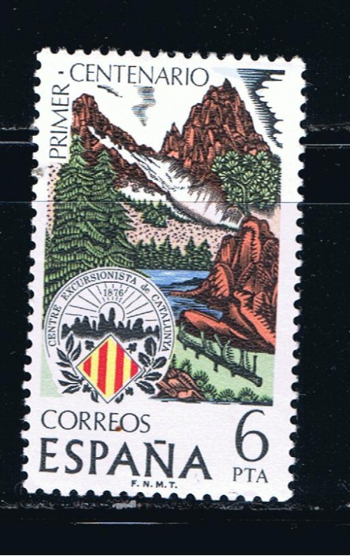 Edifil  2307 Centenario del Centro Excursionista de Cataluña.  