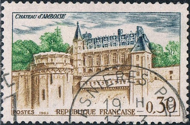 TURISMO 1963-65. CASTILLO DE AMBOISE. Y&T Nº 1390