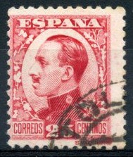 ESPAÑA 1930_495.02 Alfonso XIII. Tipo Vaquer, de perfil