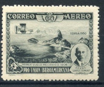 ESPAÑA 1930_583 PRO UNIÓN IBEROAMERICANA AEREO