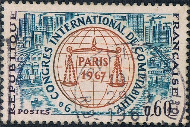 9º CONGRESO INTERNACIONAL DE CONTABILIDAD, EN PARIS. Y&T Nº 1529