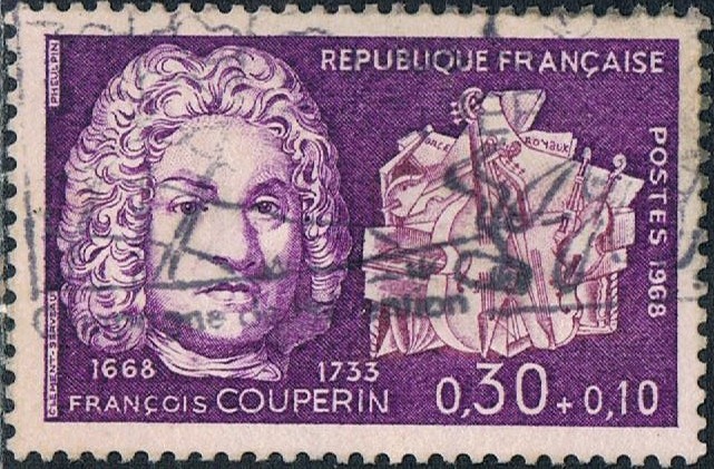 CELEBRIDADES. FRANÇOIS COUPERIN, COMPOSITOR. Y&T Nº 1550