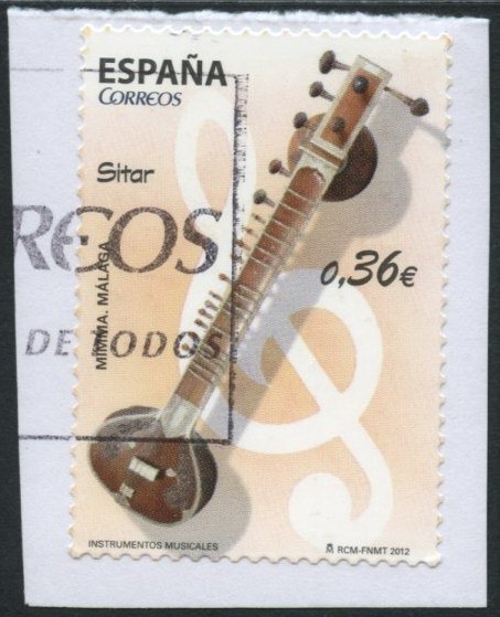 ESPAÑA 2012 4713 INSTRUMENTOS MUSICALES. SITAR  0,83 US$