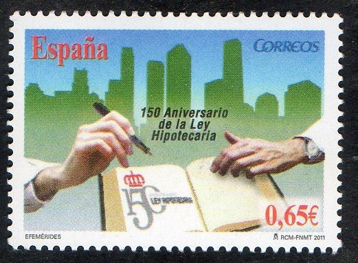 4638- 150º Aniversario de la Ley Hipotecaria.