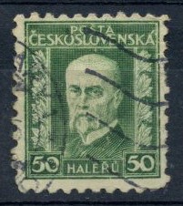 CHECOSLOVAQUIA SCOTT 128 PRESIDENTE MASARYK. $0.2