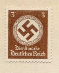 DIENFTMARKE DEUTFCHES REICH