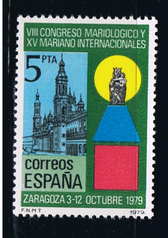 Edifil  2543  VIII Congreso Mariológico y XV Mariano internacional en Zaragoza.  