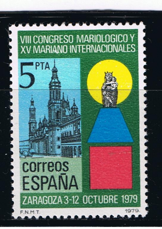 Edifil  2543  VIII Congreso Mariológico y XV Mariano internacional en Zaragoza.  