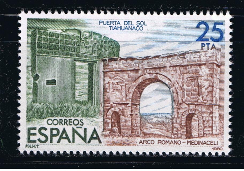 Edifil  2580  Exposición Filatélica de América y Europa, Espamer´80  