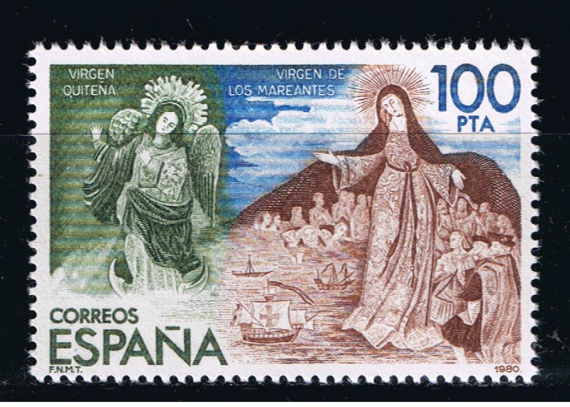 Edifil  2582  Exposición Filatélica de América y Europa, Espamer´80  