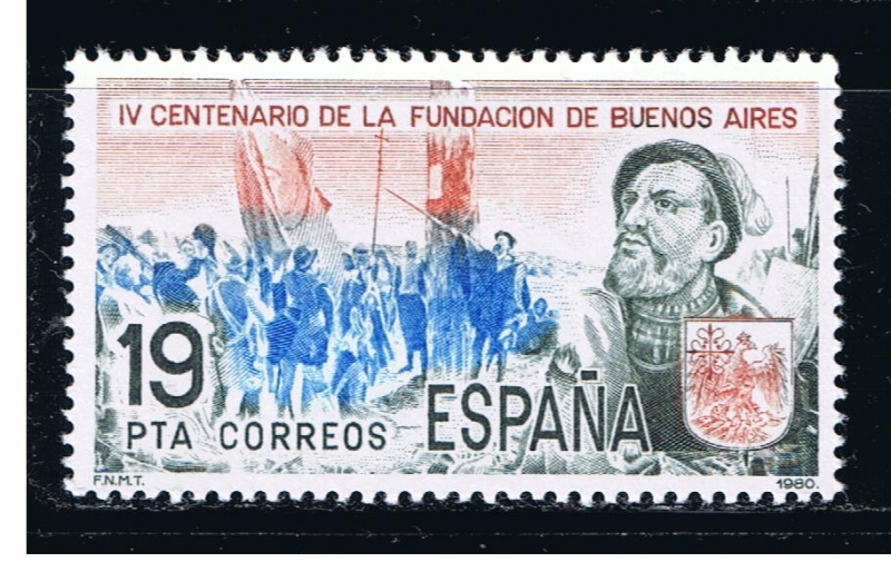 Edifil  2584  IV Cente.de la fundación de Buenos Aires.  