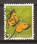 Pro juventud (mariposa amarilla nublada).