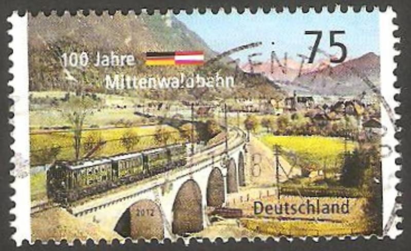 2739 - Centº del tren Mittenwaldbahn, de Munich a Innsbruck