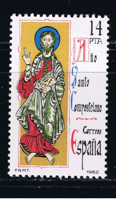 Edifil  2649  Año Santo Compostelano.  