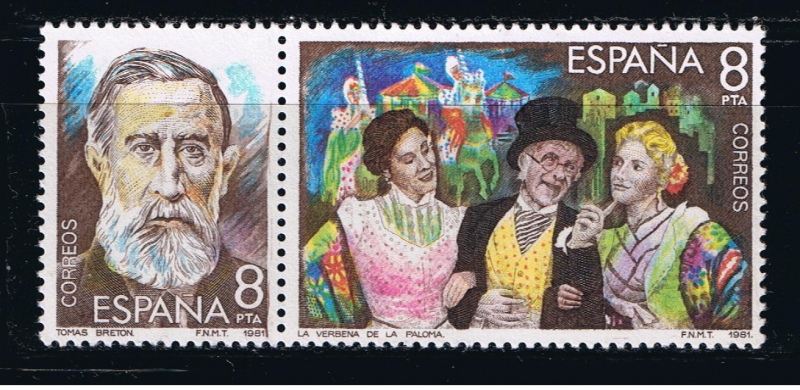 Edifil  2655-56  Maestros de la Zarzuela.   