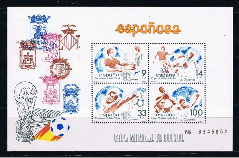 Edifil  2665  Copa Mundial de Fútbol España ´82.  