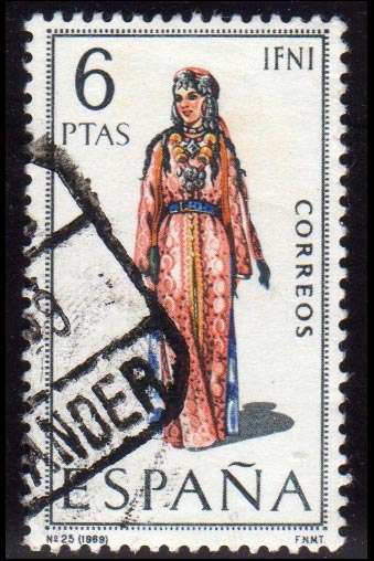 1969 Trajes tipicos españoles.Ifni - Edifil:1898