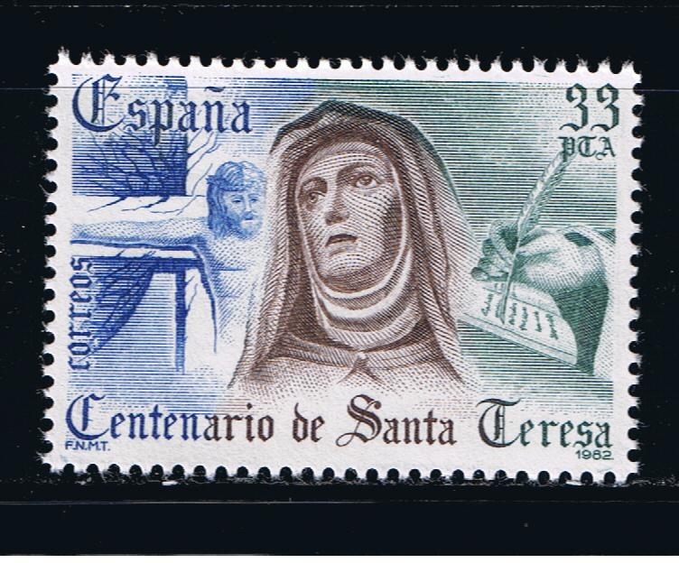 Edifil  2674  IV Cente. de la muerte de Santa Teresa de Avila.  